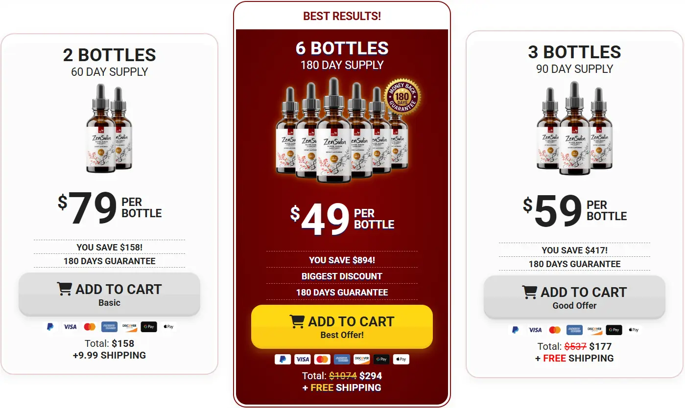 ZenSulin Pricing Screenshot